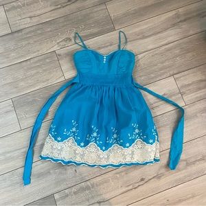 😀Romantic Blue Party Dress🌹